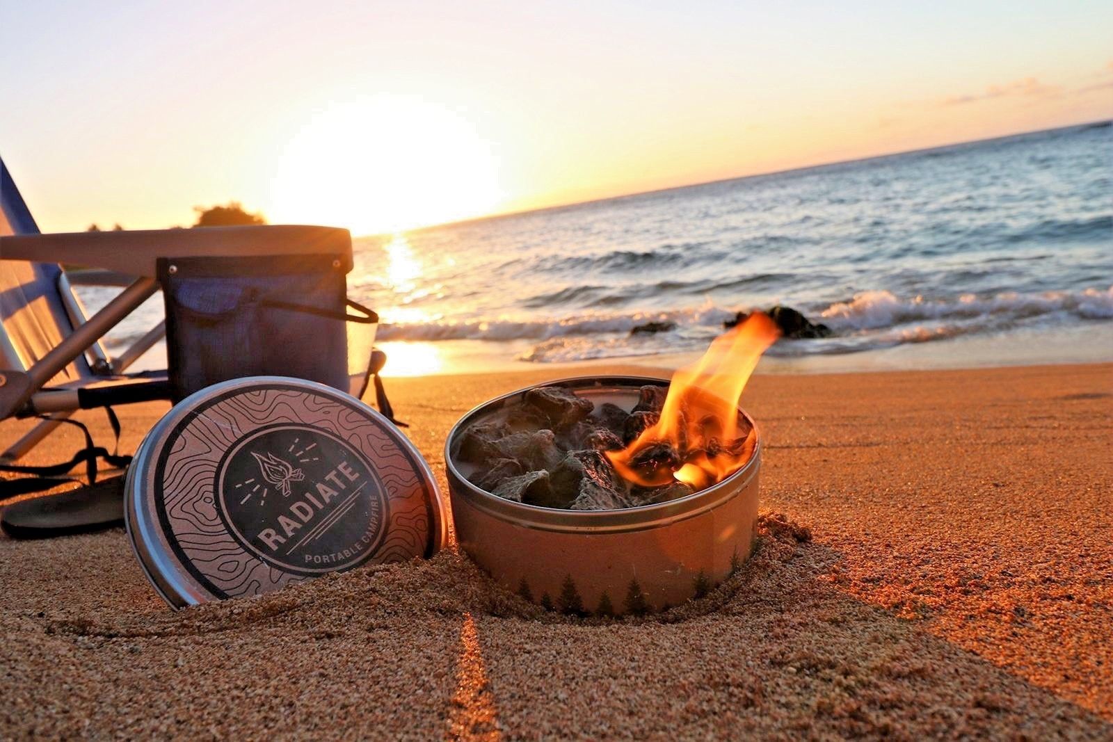 Radiate Offers a Portable Campfire in a Tin Can