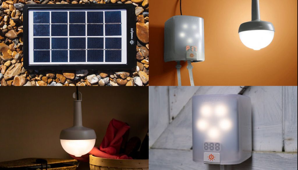 Deciwatt NowLight - Sun and Cord Powered Lamp for Off-Grid Energy Independence